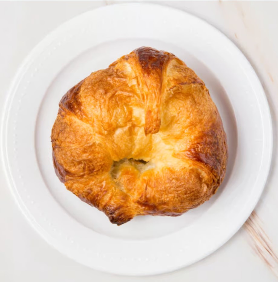 Fresh-baked butter croissant from our in-house bakery